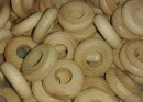 dřevěné kroužky - prstýnky přírodní - (NEMOŘENÉ)