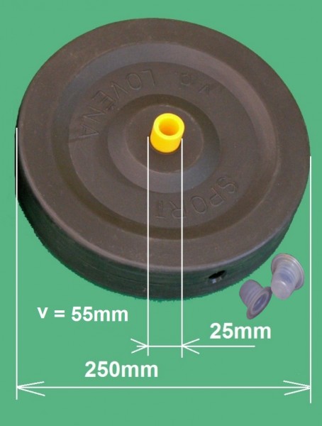 disk plastový, vyfukovaný - kotouč